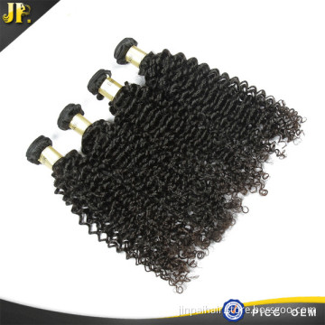 JP 100% pure human hair weft curly, Brazilian remy curly wave human hair weft